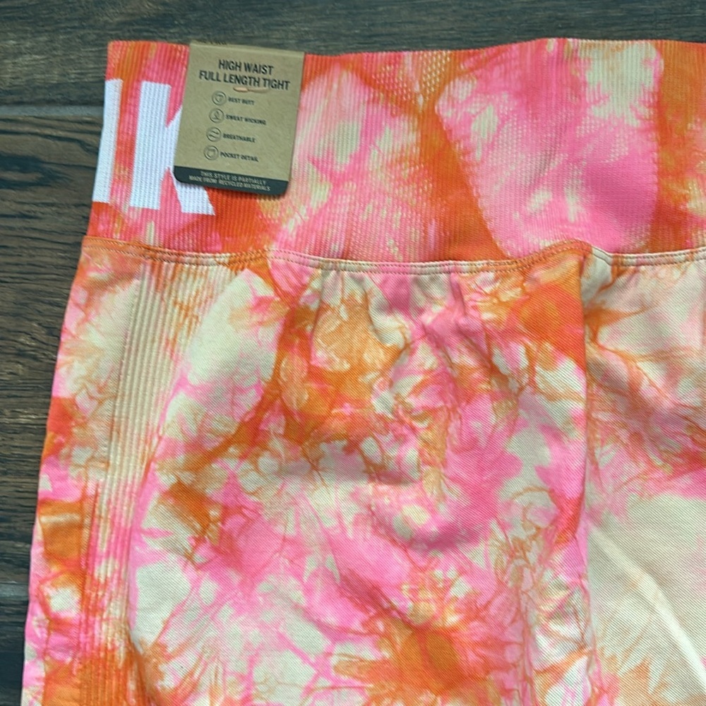 💖 Victoria’s Secret PINK ACTIVE SEAMLESS High Waist Leggings with Pocket - Picture 5 of 7